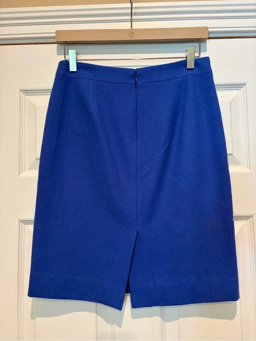 J. Crew The Pencil Skirt in Royal Blue